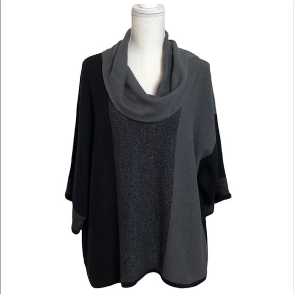 Style & Co. black and grey sweater size M